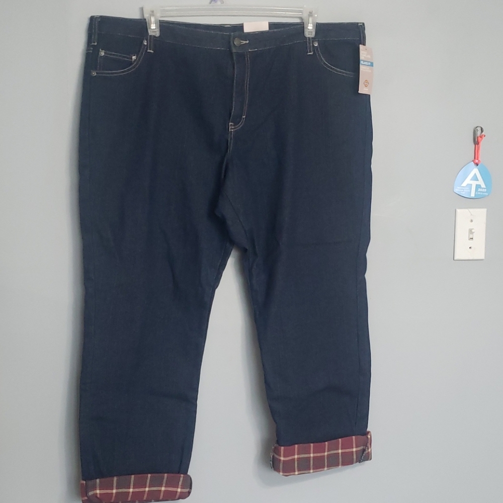 Dickeies women flannel lined jeans
